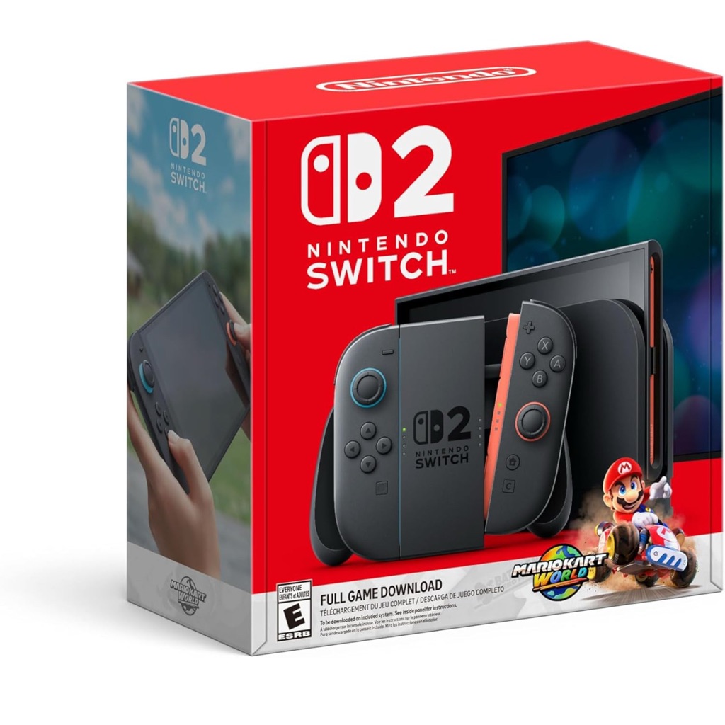 Nintendo Switch 2 Mario Kart World Bundle New Release Beand New